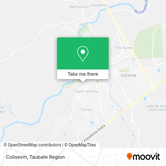 Colisevm map