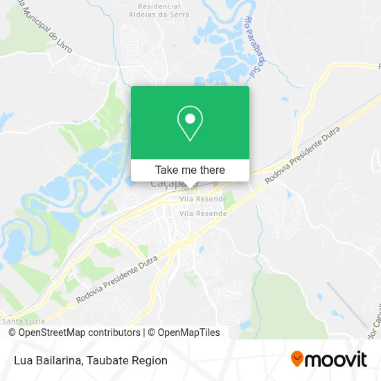 Lua Bailarina map