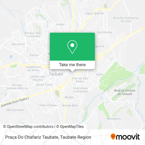 Praça Do Chafariz Taubate map