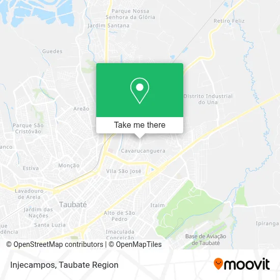 Injecampos map
