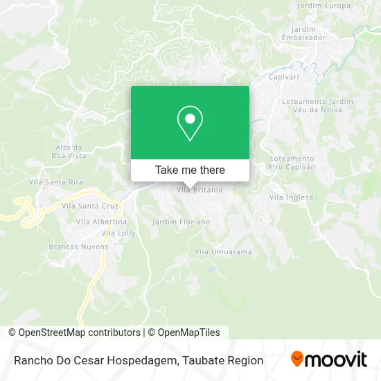 Rancho Do Cesar Hospedagem map