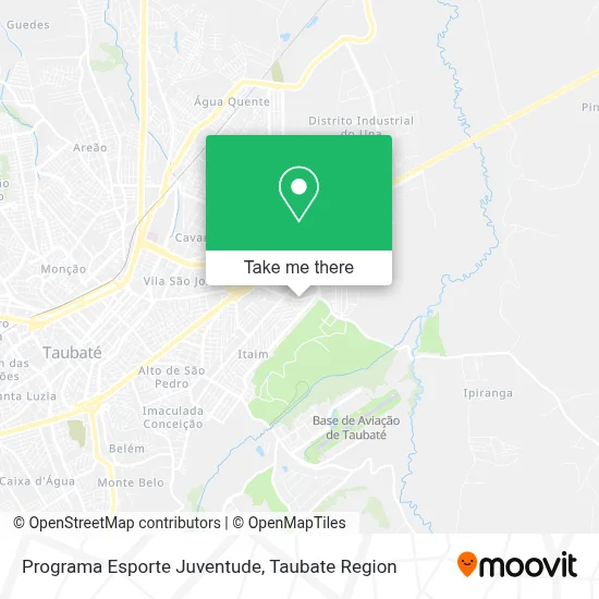 Programa Esporte Juventude map