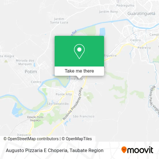 Augusto Pizzaria E Choperia map