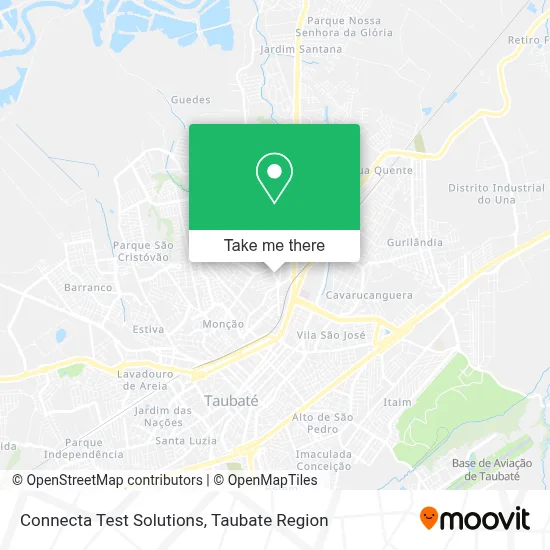 Connecta Test Solutions map