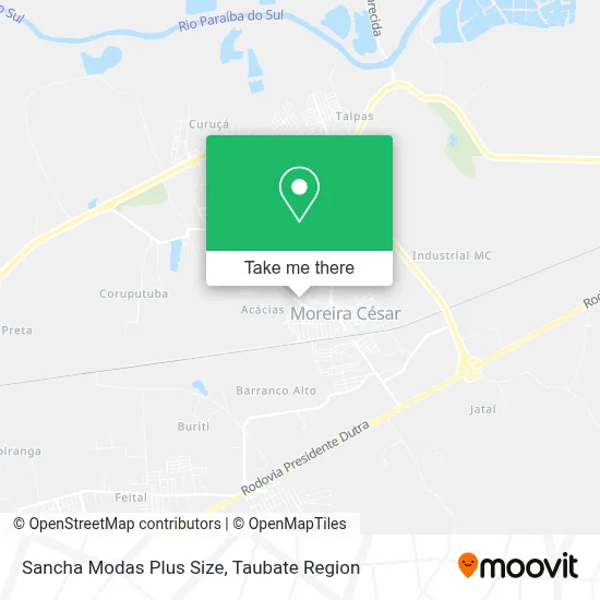 Sancha Modas Plus Size map