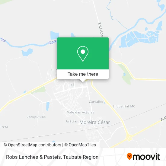 Robs Lanches & Pasteis map