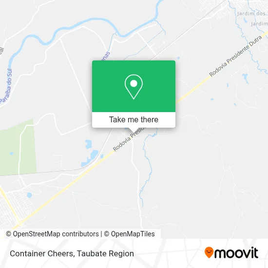 Container Cheers map