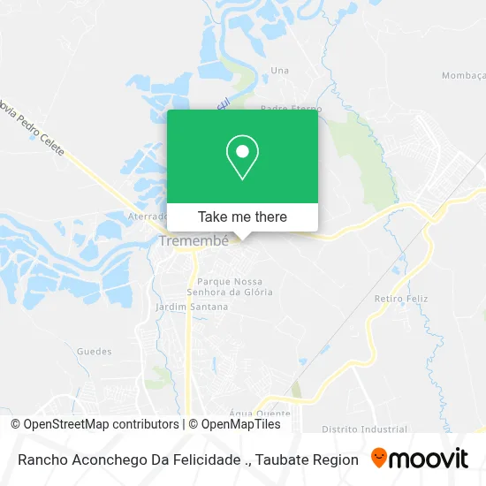 Rancho Aconchego Da Felicidade . map