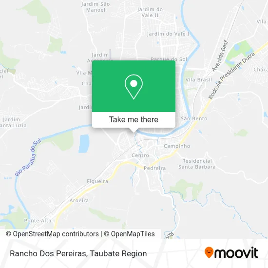 Rancho Dos Pereiras map