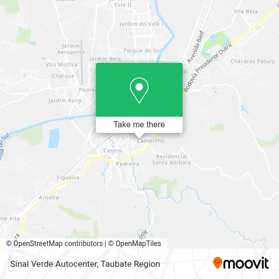 Sinal Verde Autocenter map