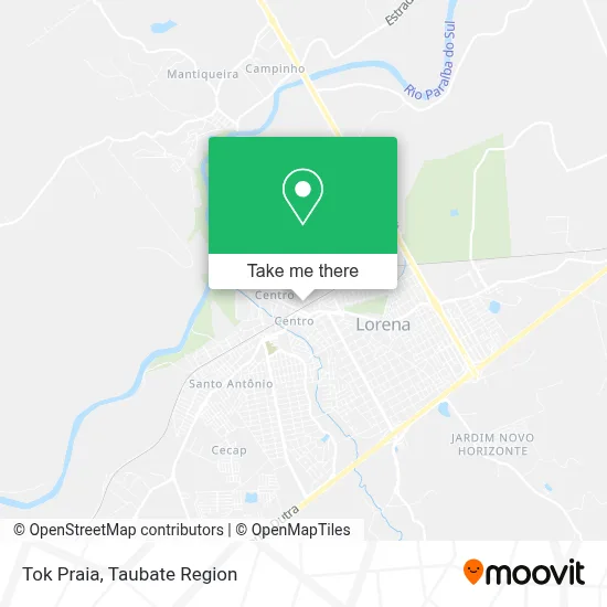 Tok Praia map
