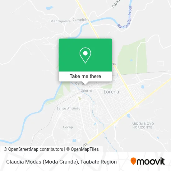 Claudia Modas (Moda Grande) map