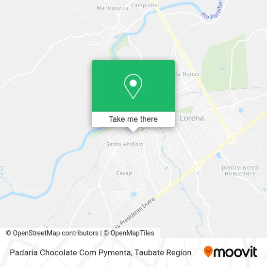 Padaria Chocolate Com Pymenta map