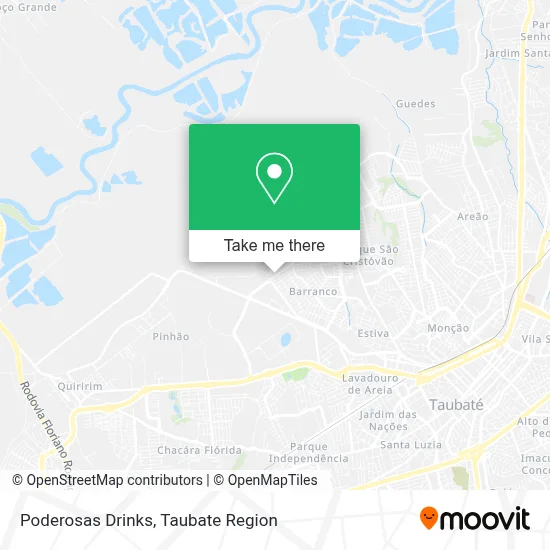Poderosas Drinks map
