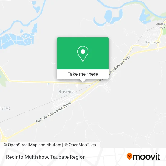 Recinto Multishow map