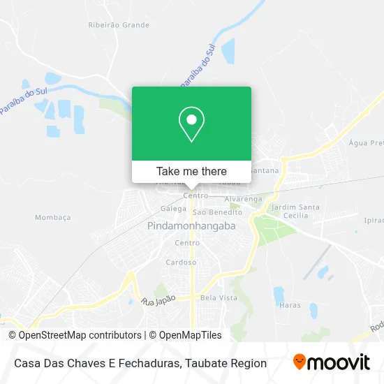 Casa Das Chaves E Fechaduras map