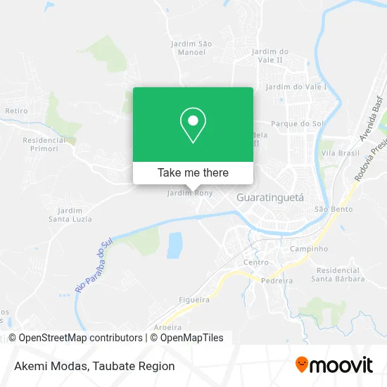Akemi Modas map