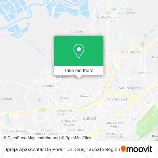 Igreja Apascentar Do Poder De Deus map