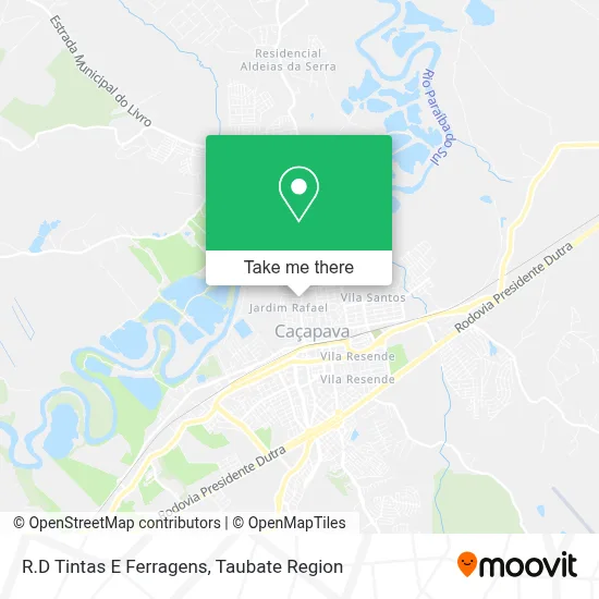 R.D Tintas E Ferragens map
