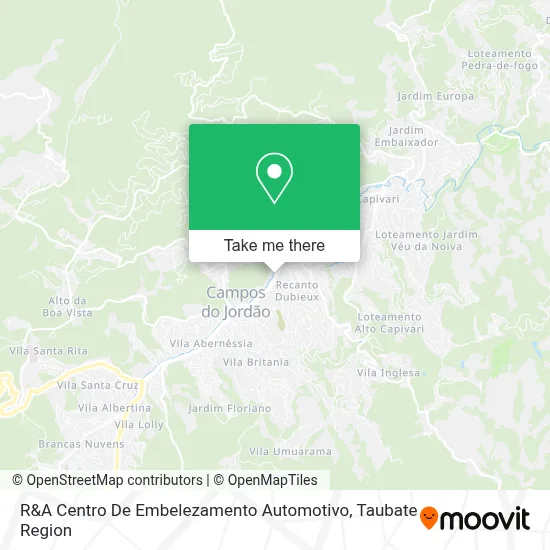 R&A Centro De Embelezamento Automotivo map