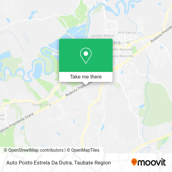 Auto Posto Estrela Da Dutra map