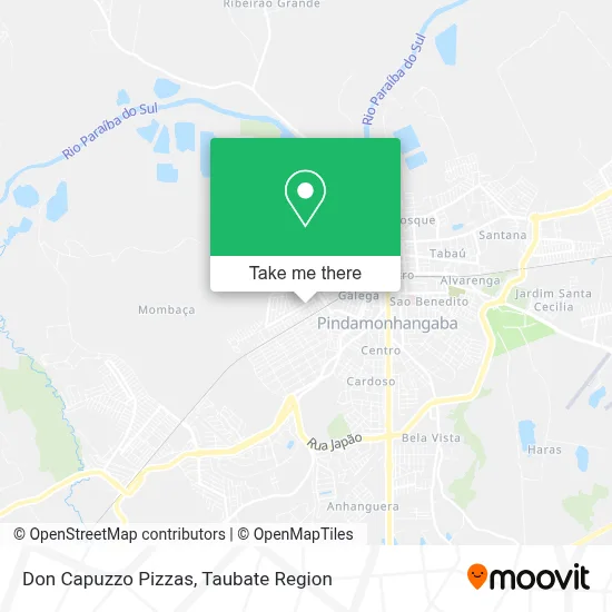 Don Capuzzo Pizzas map
