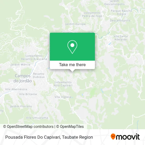 Pousada Flores Do Capivari map