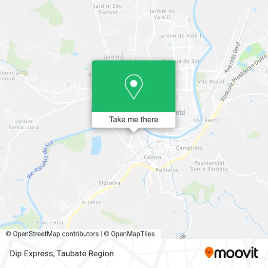 Dip Express map