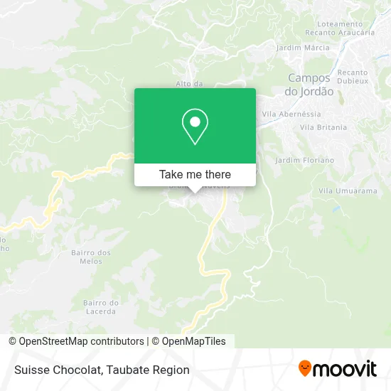 Suisse Chocolat map