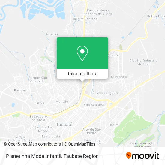 Planetinha Moda Infantil map