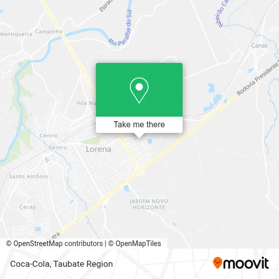 Coca-Cola map