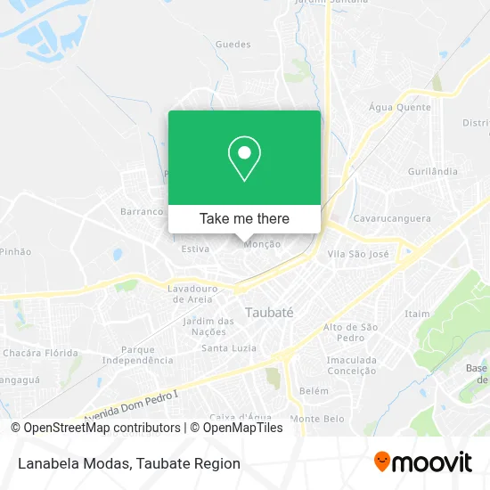 Lanabela Modas map