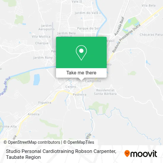 Studio Personal Cardiotraining Robson Carpenter map