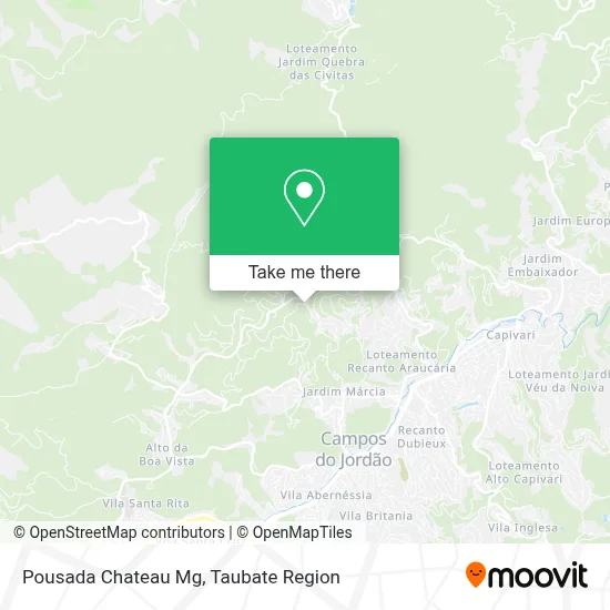Pousada Chateau Mg map