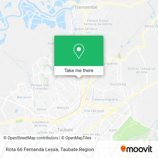Rota 66 Fernanda Lessa map