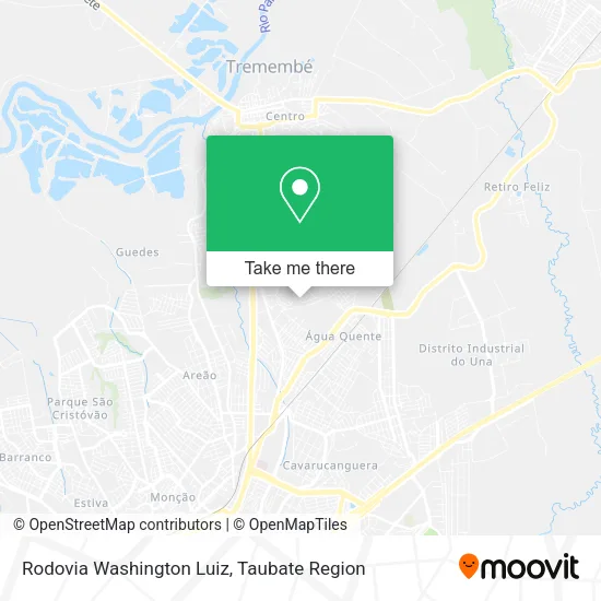 Rodovia Washington Luiz map