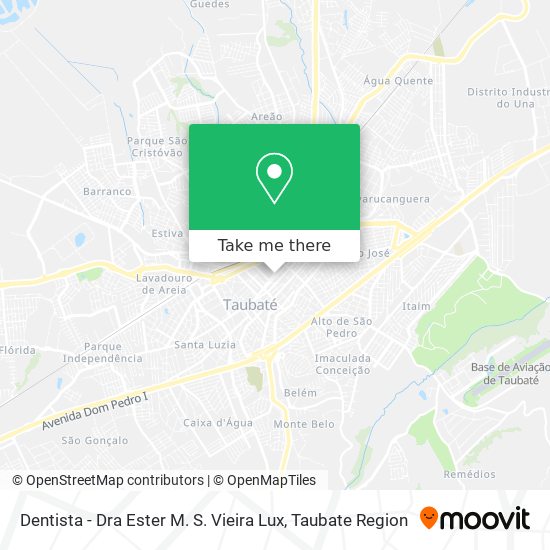 Dentista - Dra Ester M. S. Vieira Lux map