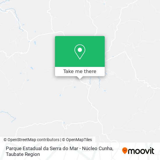 Parque Estadual da Serra do Mar - Núcleo Cunha map