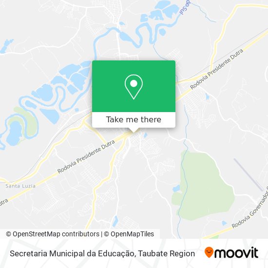 Secretaria Municipal da Educação map