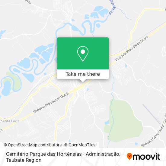 Cemitério Parque das Hortênsias - Administração map