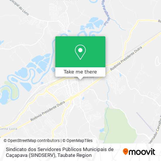 Sindicato dos Servidores Públicos Municipais de Caçapava (SINDSERV) map