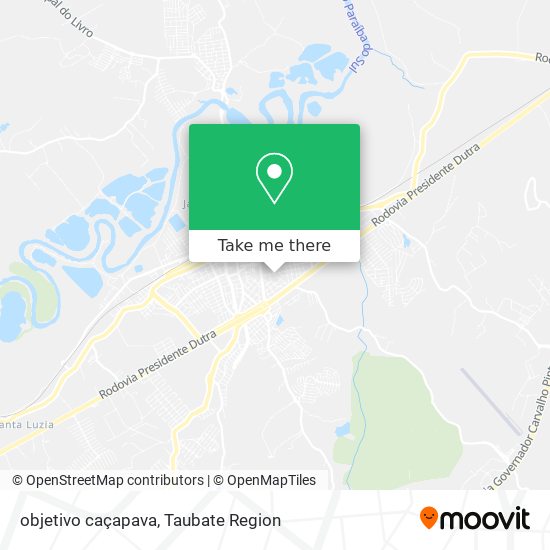 objetivo caçapava map