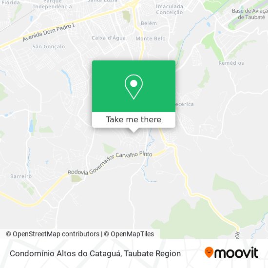 Condomínio Altos do Cataguá map