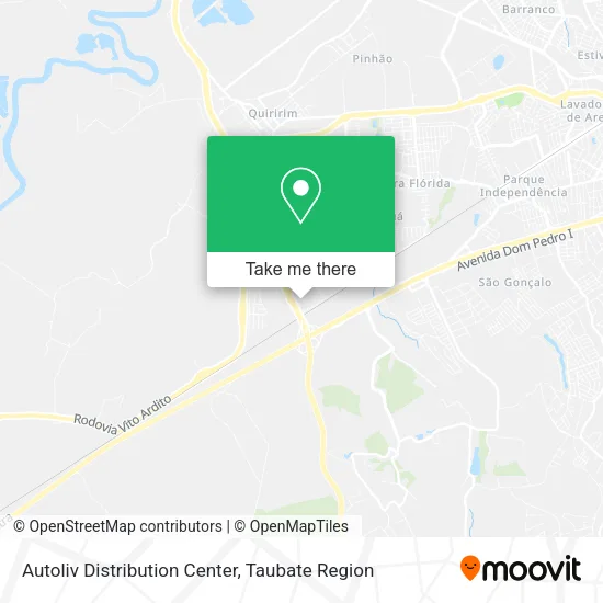 Autoliv Distribution Center map