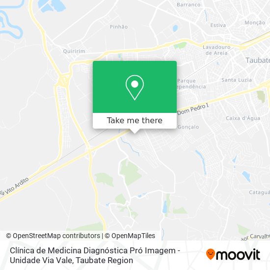 Clínica de Medicina Diagnóstica Pró Imagem - Unidade Via Vale map