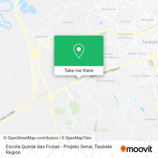 Escola Quinta das Frutas - Projeto Senai map