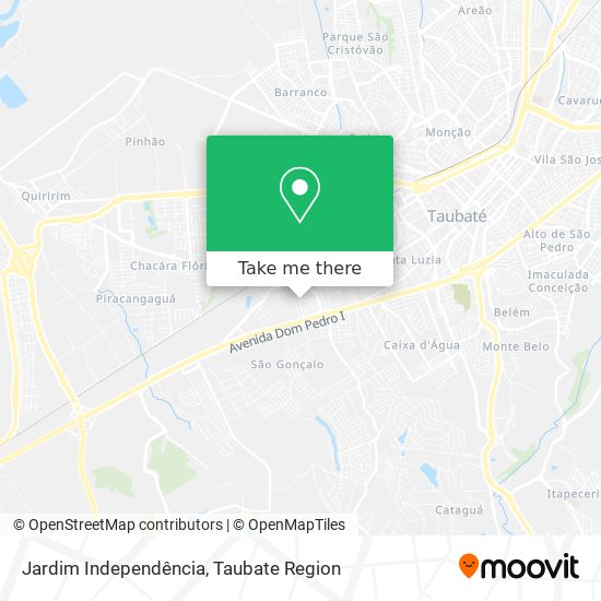 Jardim Independência map