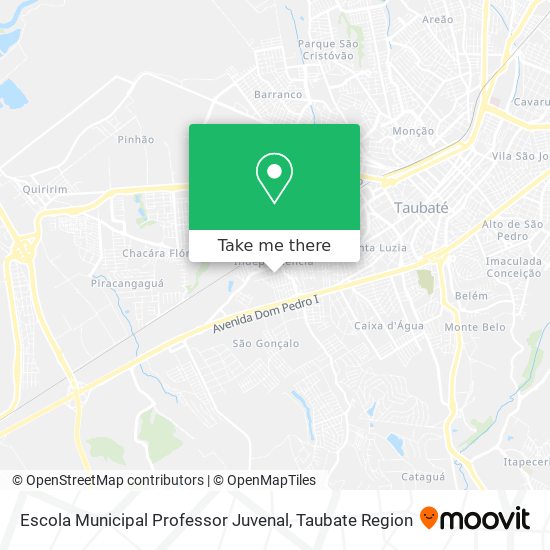 Escola Municipal Professor Juvenal map