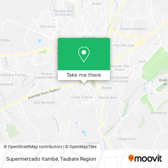 Mapa Supermercado Itambé