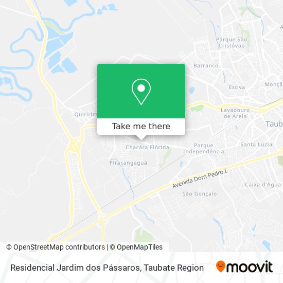 Residencial Jardim dos Pássaros map